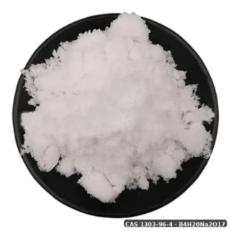 Tetraboran Disodu (Dziesięciowodny) — CAS 1303-96-4 — B4H20Na2O17 — odczynnik chemiczny