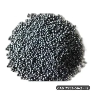 Jod Krystaliczny Czysty 100 G – Odczynnik Chemiczn — CAS 7553-56-2 — I2 — odczynnik chemiczny