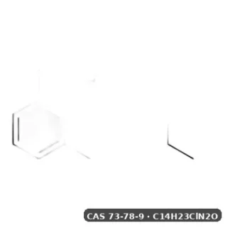 Lidokaina ( Lidocaine Hydrochloride) Lignokaina 10 — CAS 73-78-9 — C14H23ClN2O — odczynnik chemiczny