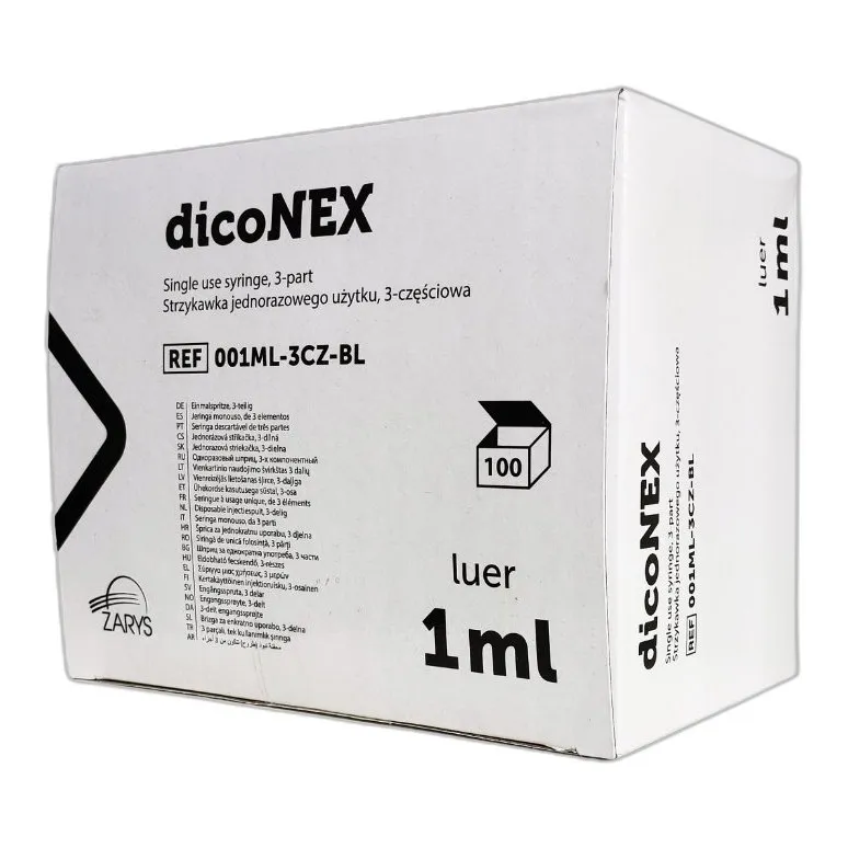 strzykawka jednorazowa zestaw — zdjęcie produktu